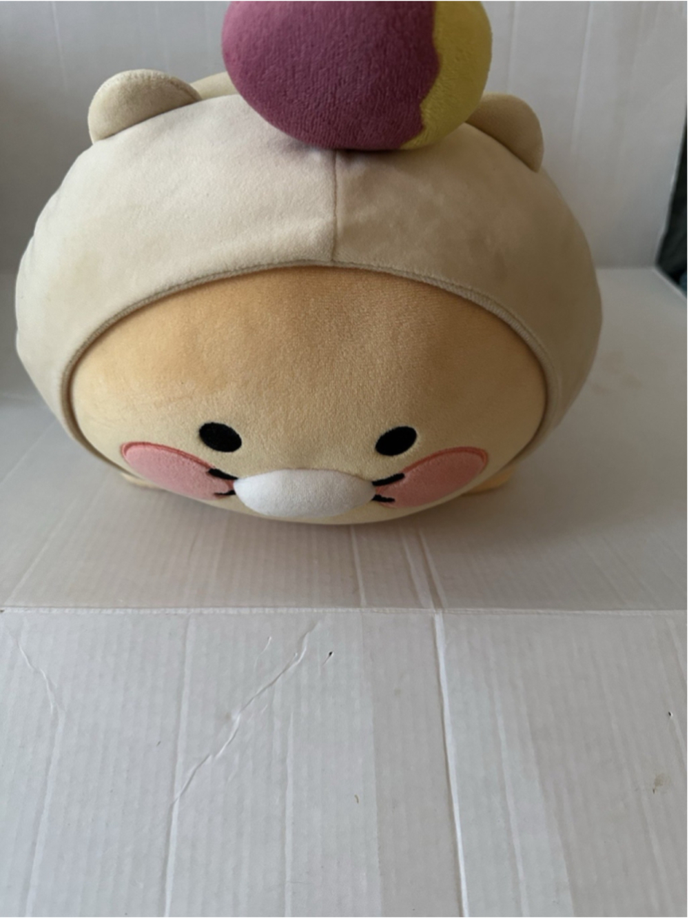 Kakao Friends Apeach Large Plush Pillow Stuffed Cushion Korea Character Excellen